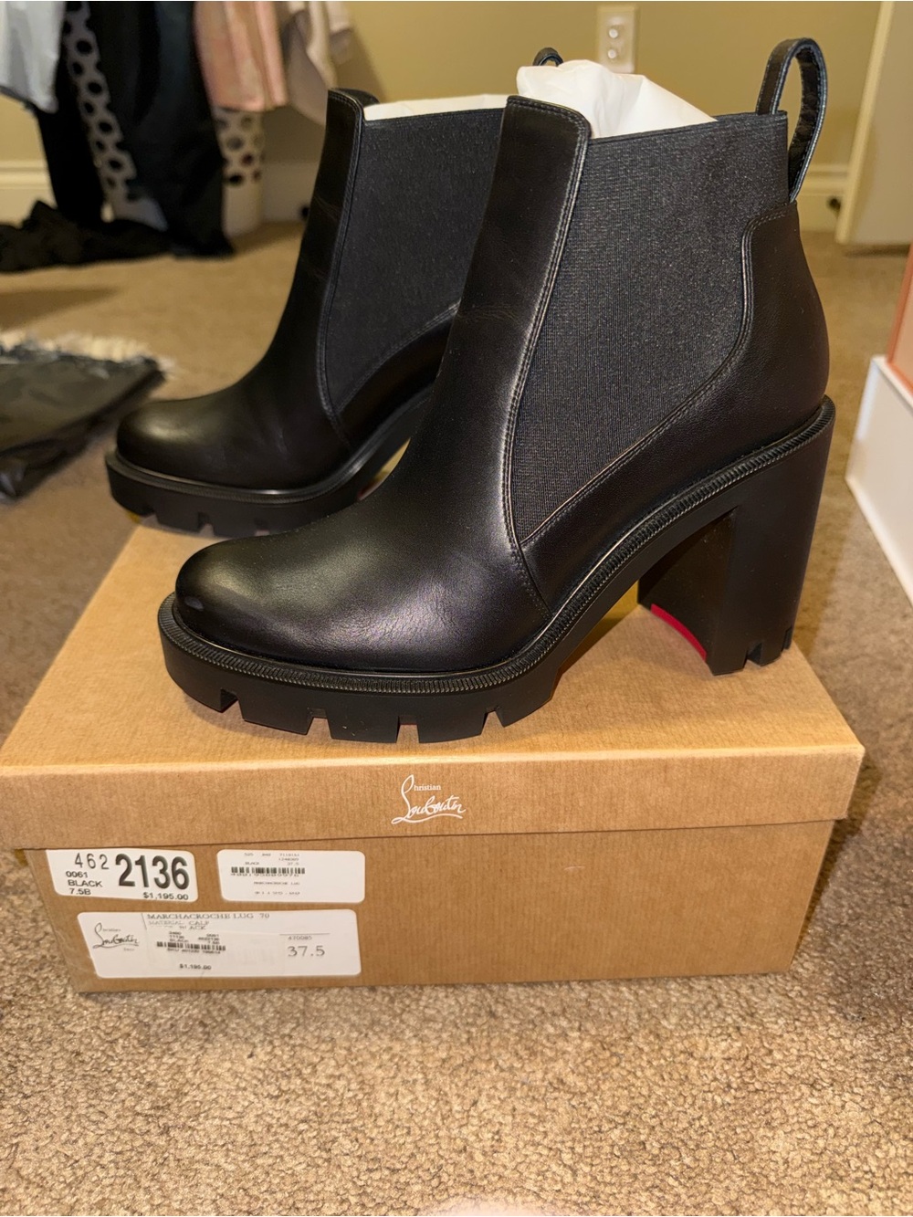 Christian Louboutin Marcharcroche Lug Size 37.5